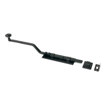 From The Anvil - Black 6" French Door Bolt | Sku. 33113 | Trade Door Handles.