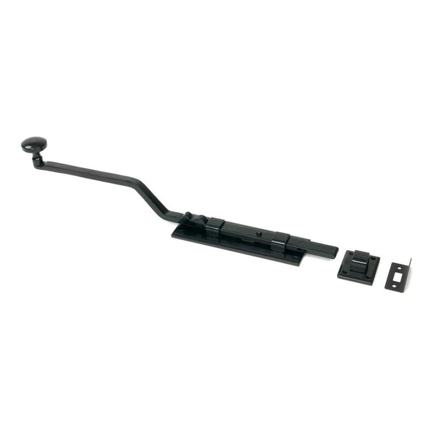 From The Anvil - Black 6" French Door Bolt | Sku. 33113 | Trade Door Handles.