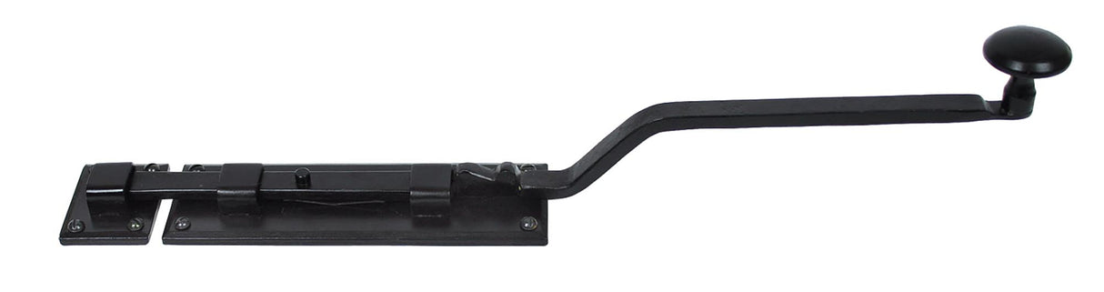 From The Anvil - Black 10" French Door Bolt | Sku. 33114 | Trade Door Handles.
