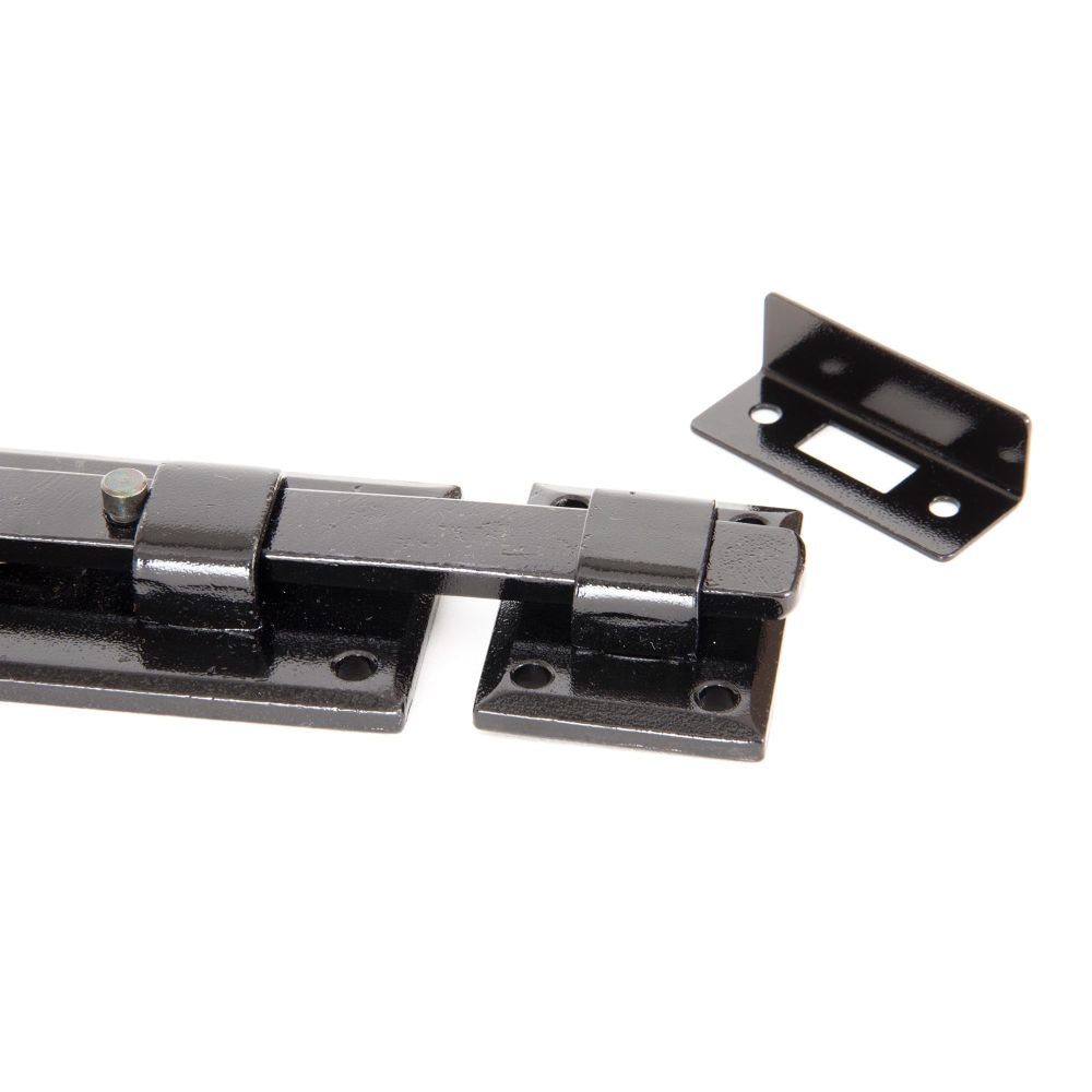 From The Anvil - Black 10" French Door Bolt | Sku. 33114 | Trade Door Handles.