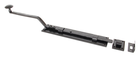 From The Anvil - Black 10" French Door Bolt | Sku. 33114 | Trade Door Handles.