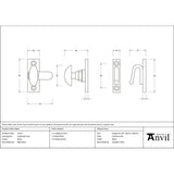 From The Anvil - Black Cupboard Turn | Sku. 33115 | Trade Door Handles.