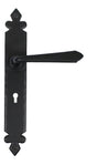 From The Anvil - Black Cromwell Lever Lock Set | Sku. 33116 | Trade Door Handles.
