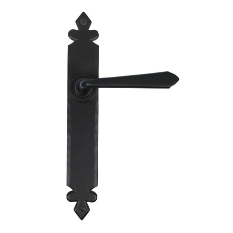 From The Anvil - Black Cromwell Lever Latch Set | Sku. 33117 | Trade Door Handles.