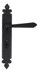 From The Anvil - Black Cromwell Lever Bathroom Set | Sku. 33118 | Trade Door Handles.