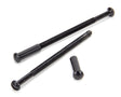From The Anvil - Black 5mm Male & Female Screws (2) - No Slots | Sku. 33119S | Trade Door Handles.