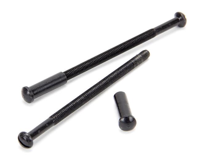 From The Anvil - Black 5mm Male & Female Screws (2) - No Slots | Sku. 33119S | Trade Door Handles.