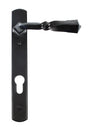 From The Anvil - Black Narrow Lever Espag. Lock Set | Sku. 33119 | Trade Door Handles.