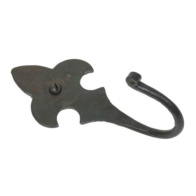 From The Anvil - Beeswax Fleur-De-Lys Coat Hook | Sku. 33121 | Trade Door Handles.