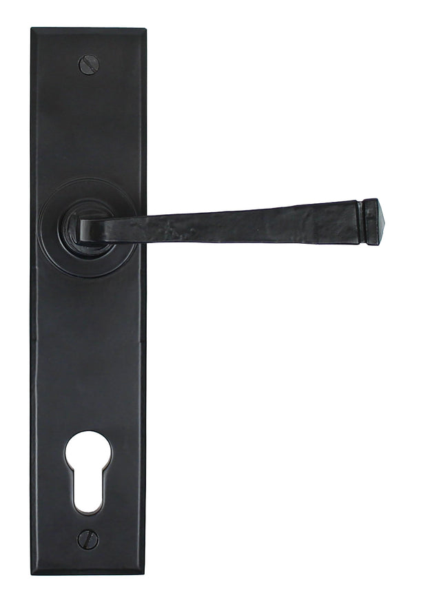 From The Anvil - Black Avon Lever Espag. Lock Set | Sku. 33123 | Trade Door Handles.