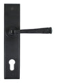 From The Anvil - Black Avon Lever Espag. Lock Set | Sku. 33123 | Trade Door Handles.