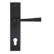 From The Anvil - Black Avon Lever Espag. Lock Set | Sku. 33123 | Trade Door Handles.
