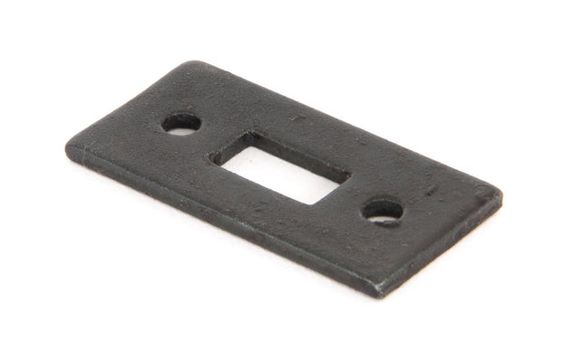 From The Anvil - Beeswax Mortice Plate for 6" Cranked Door Bolt | Sku. 33128R | Trade Door Handles.