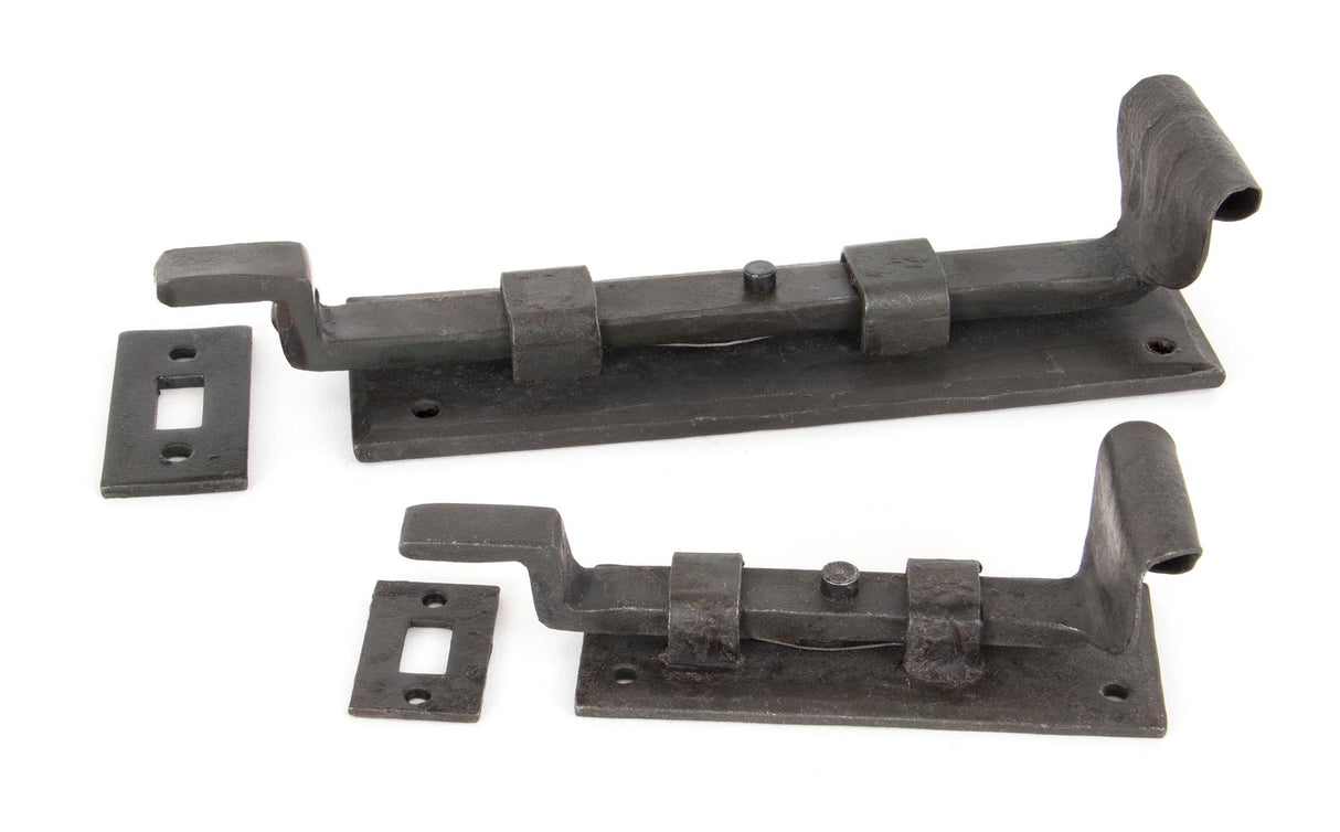 From The Anvil - Beeswax 6" Cranked Door Bolt | Sku. 33128 | Trade Door Handles.