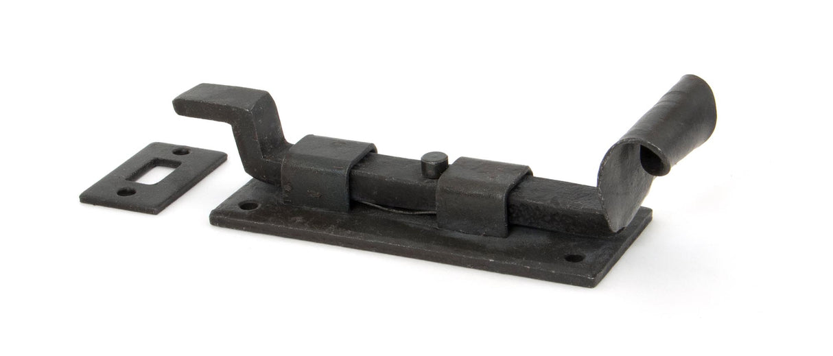 From The Anvil - Beeswax 4" Cranked Door Bolt | Sku. 33129 | Trade Door Handles.