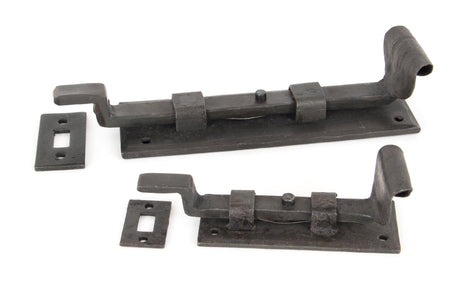 From The Anvil - Beeswax 4" Cranked Door Bolt | Sku. 33129 | Trade Door Handles.