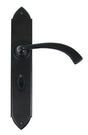 From The Anvil - Black Gothic Curved Sprung Lever Bathroom Set | Sku. 33138 | Trade Door Handles.