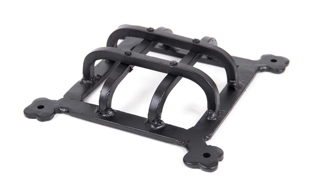 From The Anvil - Black Raised Door Grill | Sku. 33155 | Trade Door Handles.