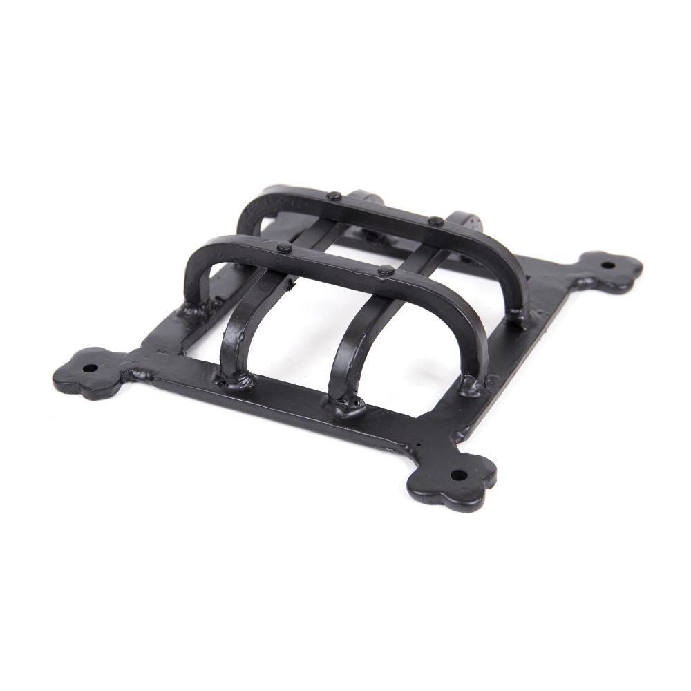 From The Anvil - Black Raised Door Grill | Sku. 33155 | Trade Door Handles.
