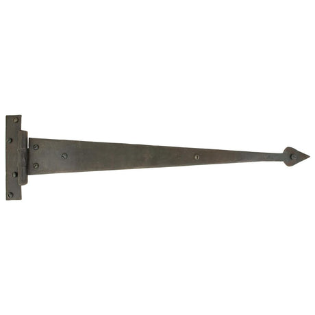 From The Anvil - Beeswax 18" Arrow Head T Hinge (pair) | Sku. 33158 | Trade Door Handles.