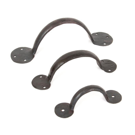 From The Anvil - Beeswax 8" Bean D Handle | Sku. 33167 | Trade Door Handles.