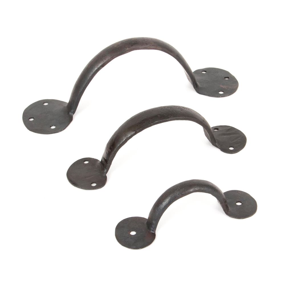 From The Anvil - Beeswax 6" Bean D Handle | Sku. 33169 | Trade Door Handles.