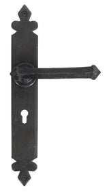 From The Anvil - Beeswax Tudor Lever Lock Set | Sku. 33170 | Trade Door Handles.