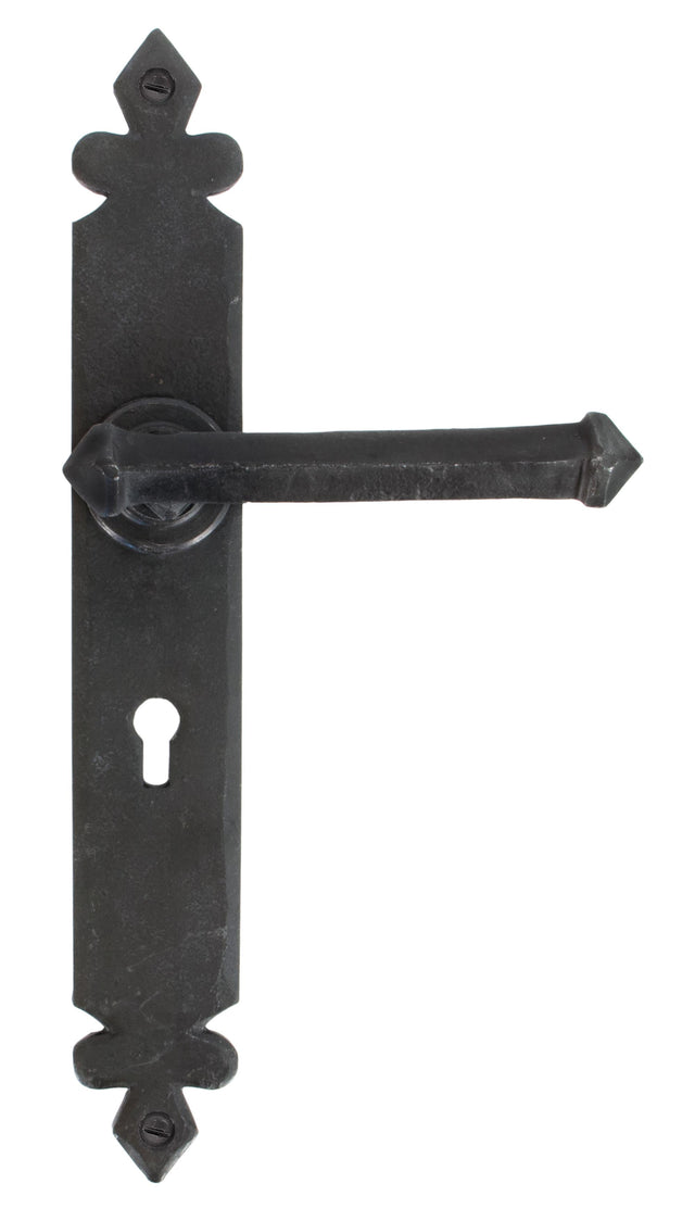 From The Anvil - Beeswax Tudor Lever Lock Set | Sku. 33170 | Trade Door Handles.