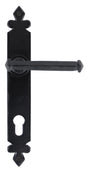 From The Anvil - Black Tudor Lever Espag. Lock Set | Sku. 33172 | Trade Door Handles.