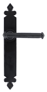 From The Anvil - Black Tudor Lever Latch Set | Sku. 33173 | Trade Door Handles.