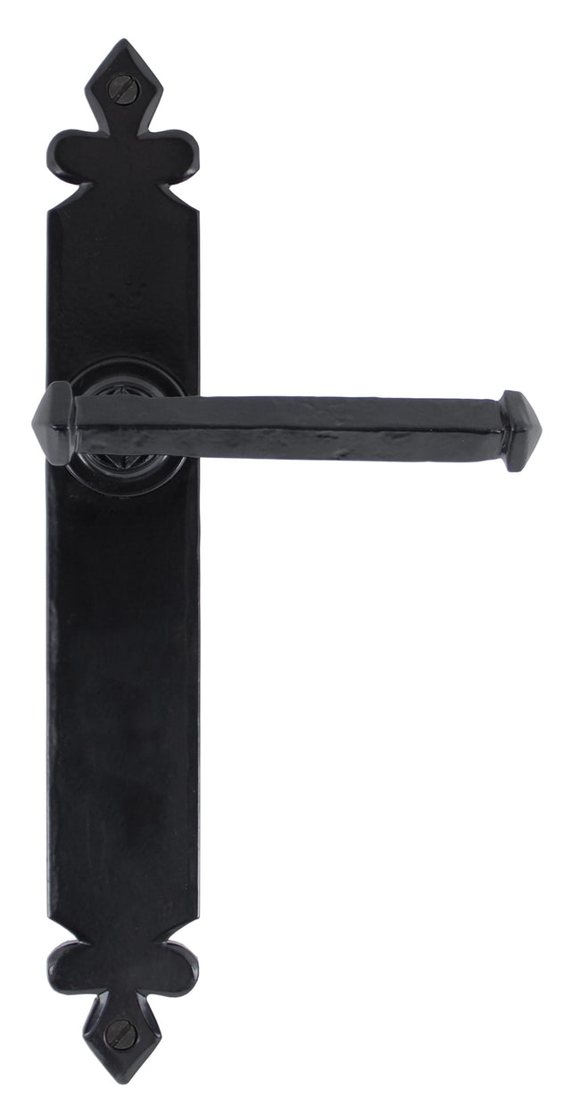 From The Anvil - Black Tudor Lever Latch Set | Sku. 33173 | Trade Door Handles.