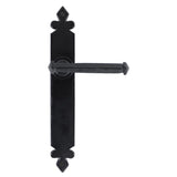 From The Anvil - Black Tudor Lever Latch Set | Sku. 33173 | Trade Door Handles.