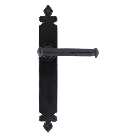 From The Anvil - Black Tudor Lever Latch Set | Sku. 33173 | Trade Door Handles.