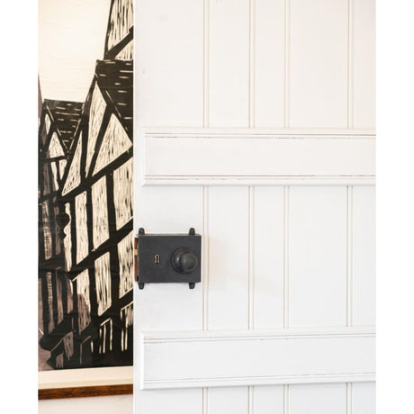 From The Anvil - Beeswax Rim Lock & Cast Iron Cover | Sku. 33180 | Trade Door Handles.