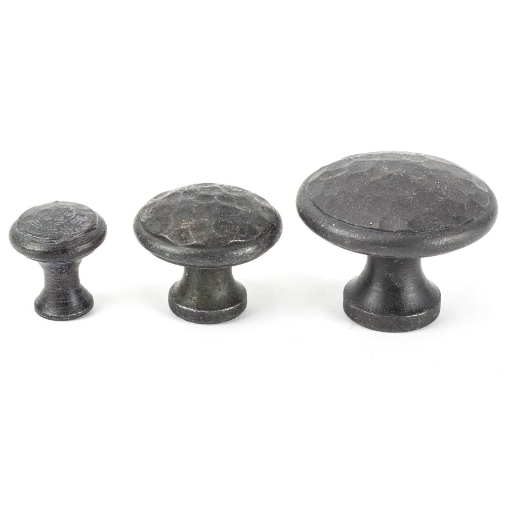 From The Anvil - Beeswax Hammered Cabinet Knob - Large | Sku. 33198 | Trade Door Handles.