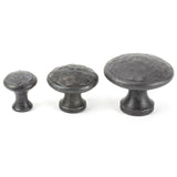 From The Anvil - Beeswax Hammered Cabinet Knob - Large | Sku. 33198 | Trade Door Handles.