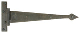 From The Anvil - Beeswax 12" Arrow Head T Hinge (pair) | Sku. 33206 | Trade Door Handles.