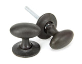 From The Anvil - Beeswax Oval Mortice/Rim Knob Set | Sku. 33229 | Trade Door Handles.