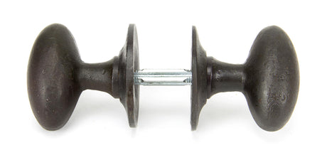 From The Anvil - Beeswax Oval Mortice/Rim Knob Set | Sku. 33229 | Trade Door Handles.