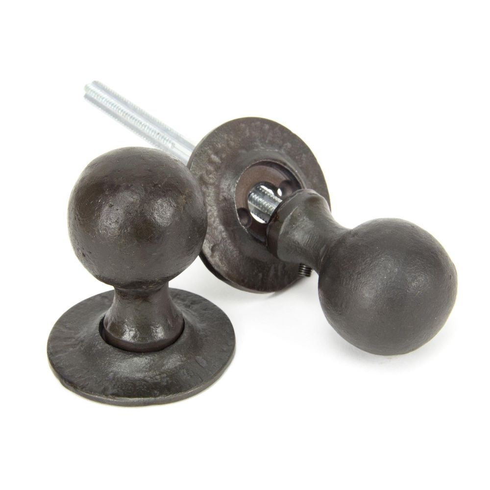 From The Anvil - Beeswax Round Mortice/Rim Knob Set | Sku. 33230 | Trade Door Handles.