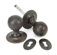 From The Anvil - Beeswax Round Mortice/Rim Knob Set | Sku. 33230 | Trade Door Handles.