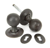 From The Anvil - Beeswax Round Mortice/Rim Knob Set | Sku. 33230 | Trade Door Handles.