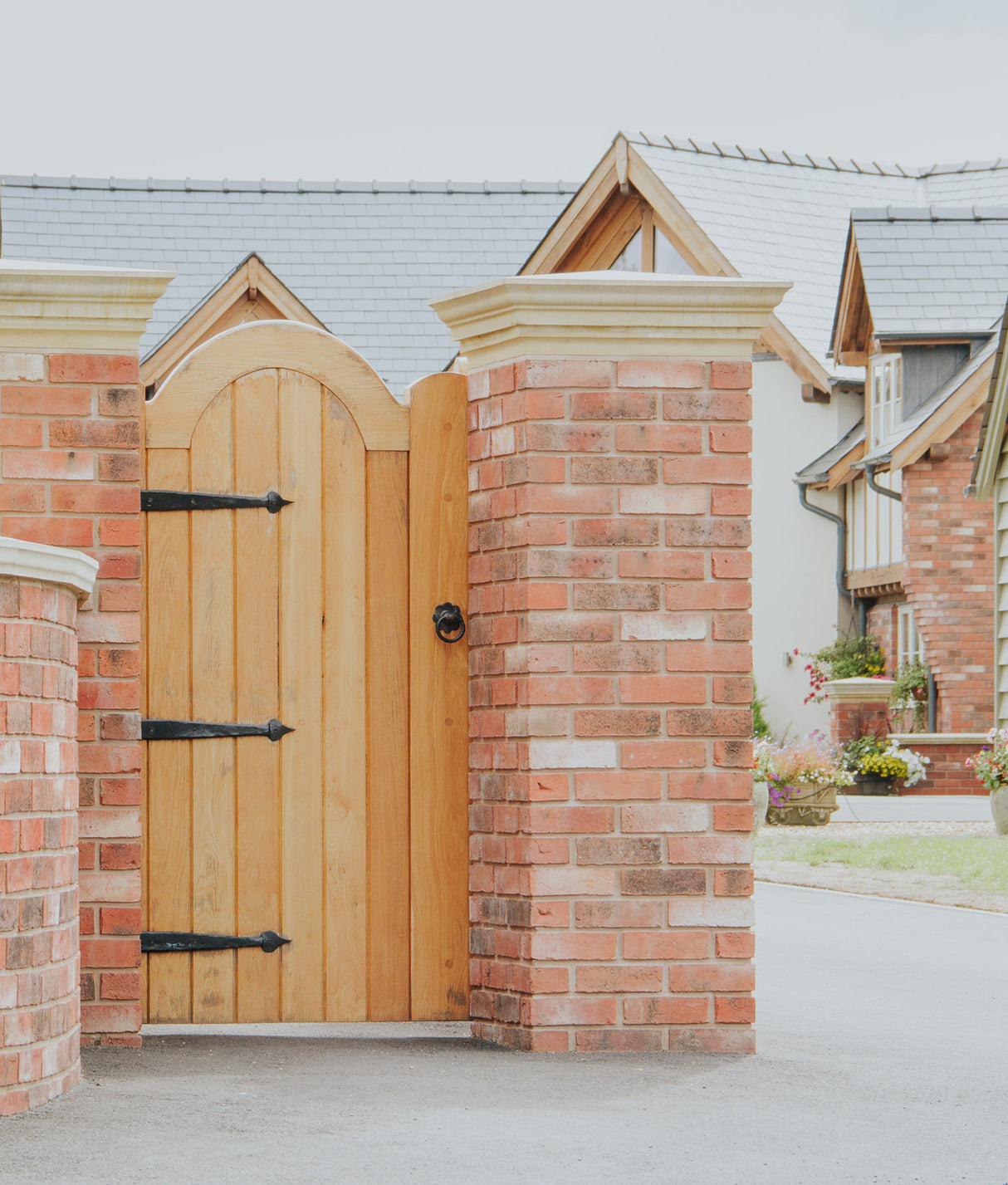 From The Anvil - Black 35" Hook & Band Hinge - Cranked (pair) | Sku. 33234 | Trade Door Handles.