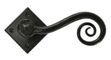 From The Anvil - Black Monkeytail Lever on Rose Set (Diamond) | Sku. 33235 | Trade Door Handles.