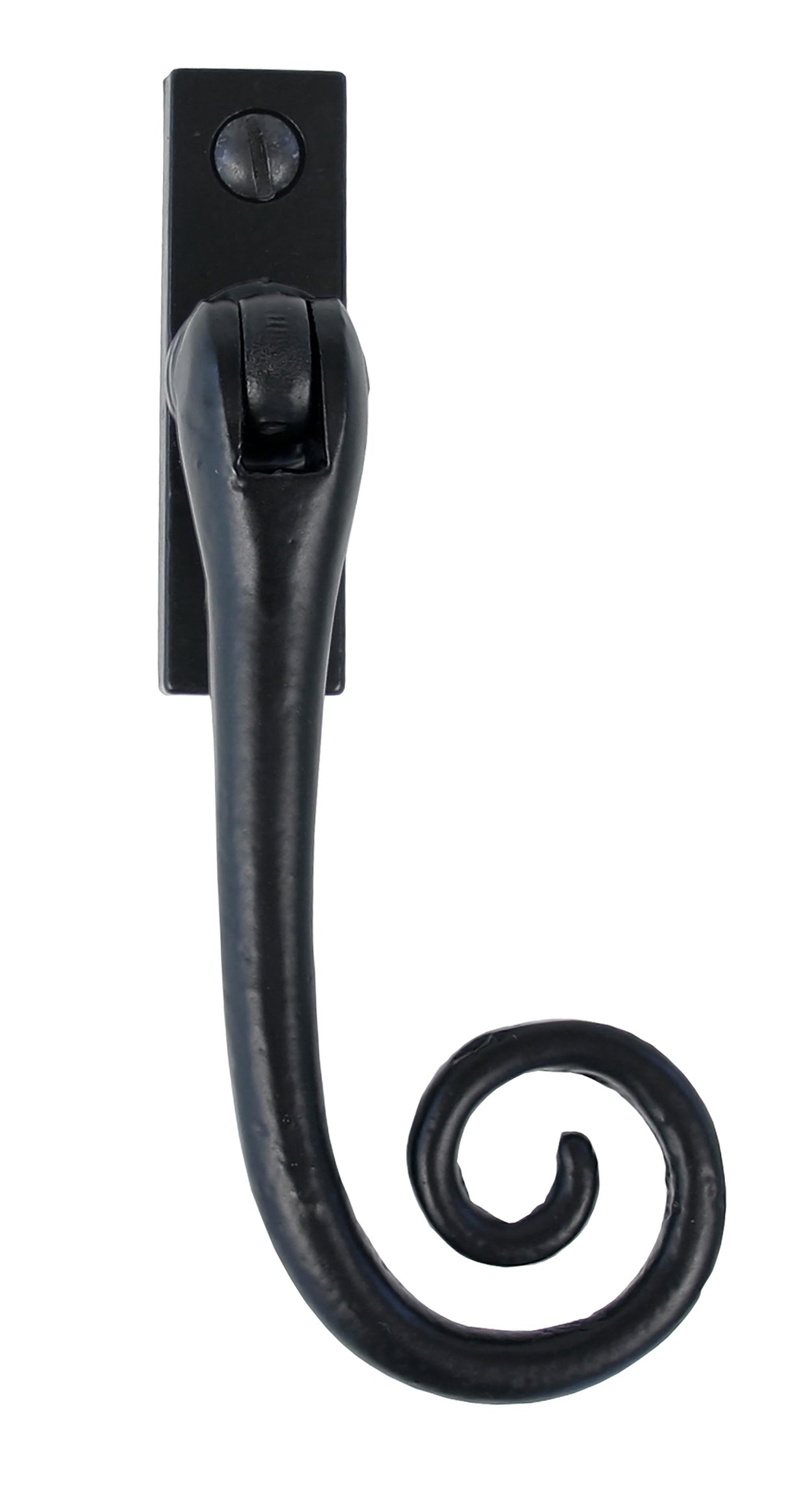 From The Anvil - Black Slim Monkeytail Espag - RH | Sku. 33242 | Trade Door Handles.