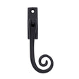 From The Anvil - Black Slim Monkeytail Espag - RH | Sku. 33242 | Trade Door Handles.
