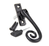 From The Anvil - Black Slim Monkeytail Espag - LH | Sku. 33243 | Trade Door Handles.