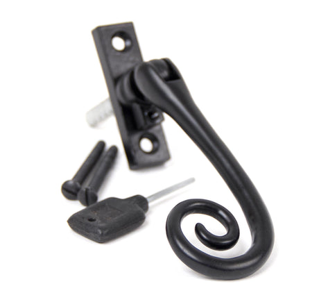 From The Anvil - Black Slim Monkeytail Espag - LH | Sku. 33243 | Trade Door Handles.