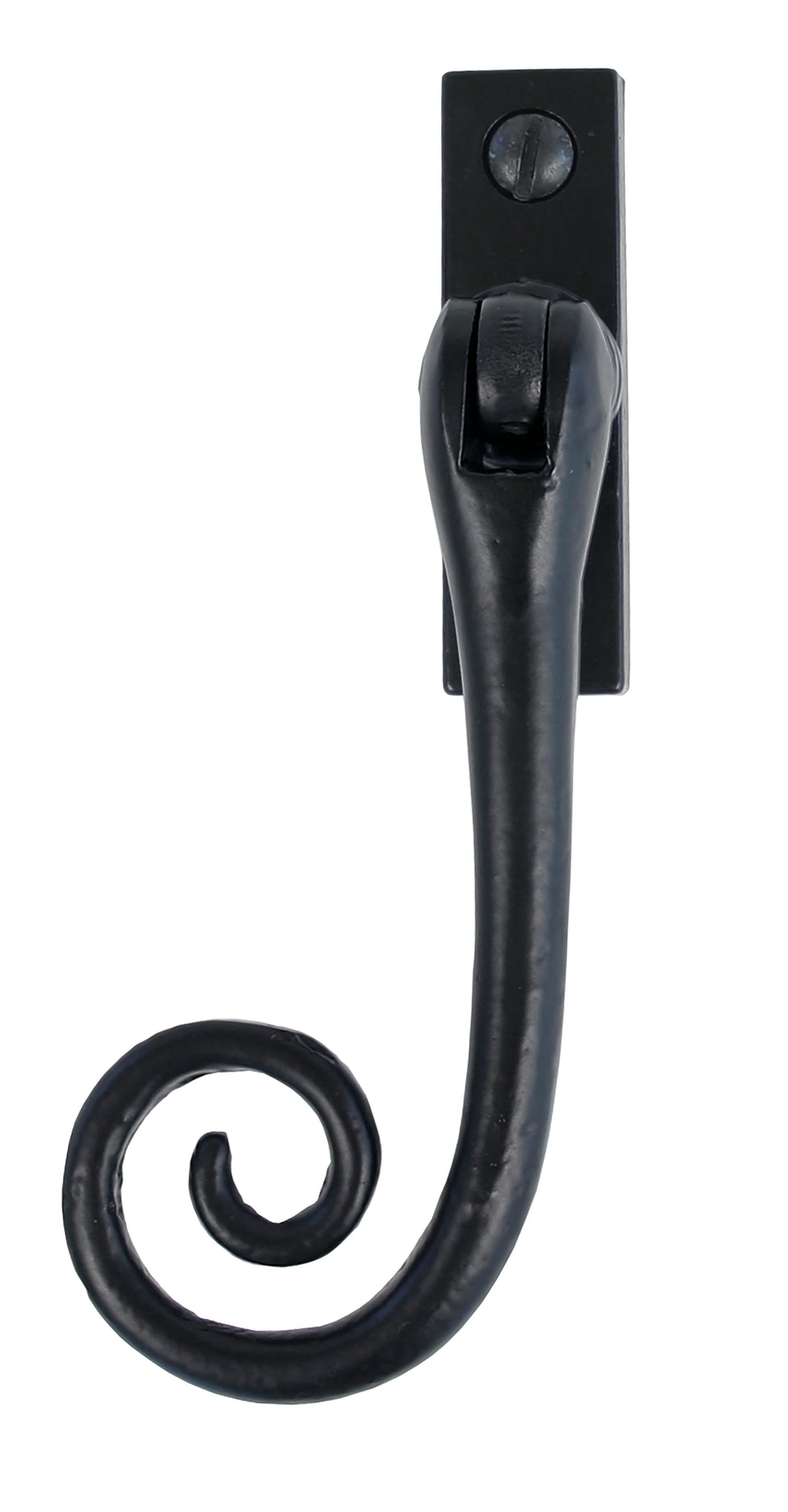 From The Anvil - Black Slim Monkeytail Espag - LH | Sku. 33243 | Trade Door Handles.