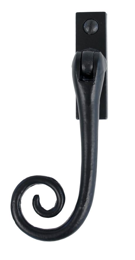 From The Anvil - Black Slim Monkeytail Espag - LH | Sku. 33243 | Trade Door Handles.